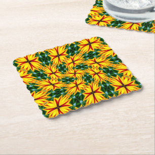 Posavasos De Papel Me Gustan Las Flores Únicas