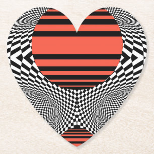 Posavasos De Papel Memphis OpArt