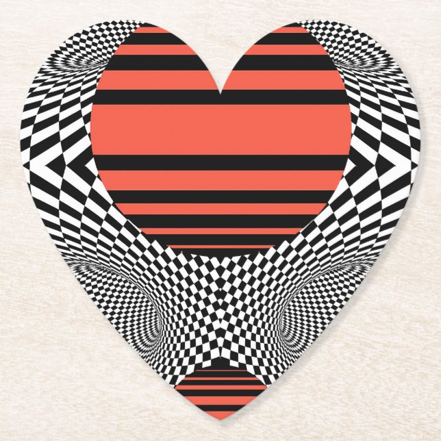 Posavasos De Papel Memphis OpArt (Anverso)