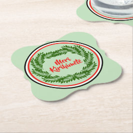 Posavasos De Papel Meri Kirihimete Maori Feliz Navidad