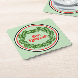 Posavasos De Papel Meri Kirihimete Maori Merry Christmas