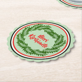 Posavasos De Papel Meri Kirihimete Maori Merry Christmas