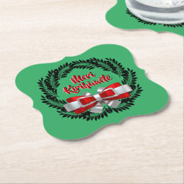 Posavasos De Papel Meri Kirihimete Maori por Feliz Navidad