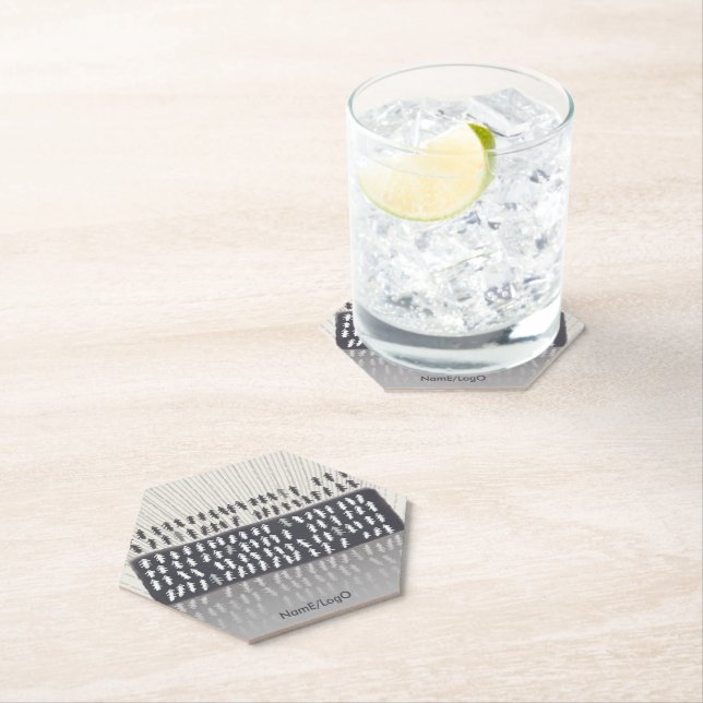 Posavasos De Papel metáfora_2_reflexión (In situ)