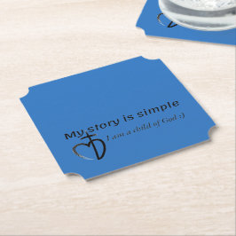 Posavasos De Papel Mi historia es simple