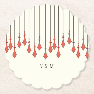 Posavasos De Papel Midnight Autumn Wedding