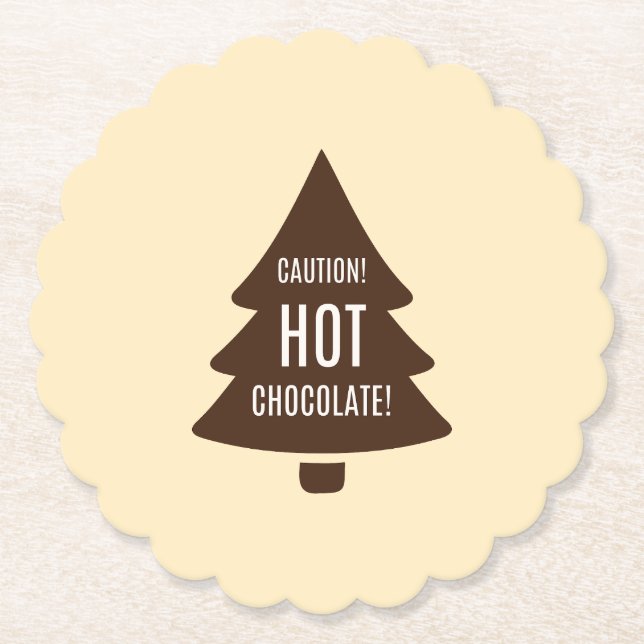 Posavasos De Papel Mikitiez hotchocolate christmas mashmello warm (Anverso)