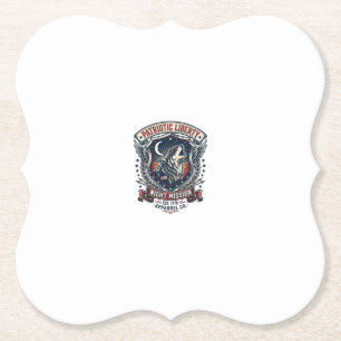 Posavasos De Papel Misión Nocturna Patriótica Lobo Patriota Militar I