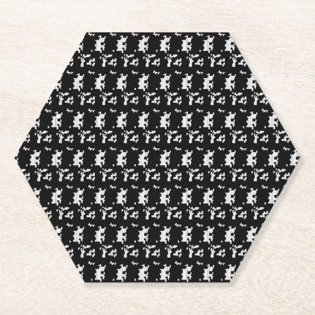 Posavasos De Papel Modern Paper Coasters | Estilo de Mesa Chic (Anverso)
