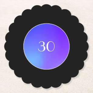 Posavasos De Papel Moderna escayola de papel morado