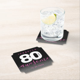 Posavasos De Papel Moderna Girly rosa 80 e impresionante