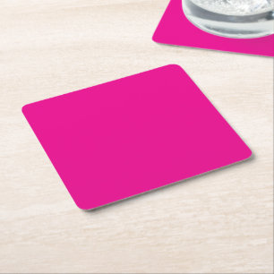 Posavasos de papel modernos personalizados de colo