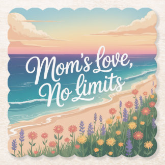 Posavasos De Papel Mom’s Love, No Limits