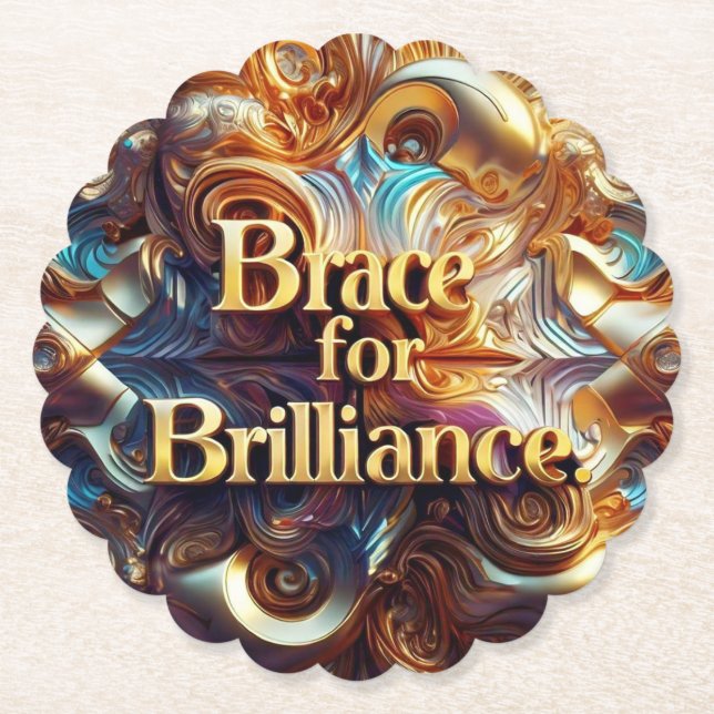 Posavasos De Papel "Momentos brillantes" (Anverso)