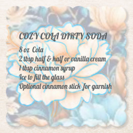 Posavasos De Papel Monastre de soda sucia de Cozy Cola