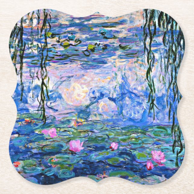 Posavasos De Papel Monet, Water Lilies, 1919, (Anverso)