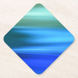 Posavasos De Papel Monstruo de papel azul cepillado