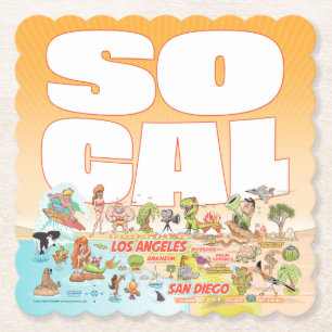 Posavasos De Papel Monstruo de papel de California