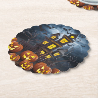 Posavasos De Papel Monstruo de papel de Halloween