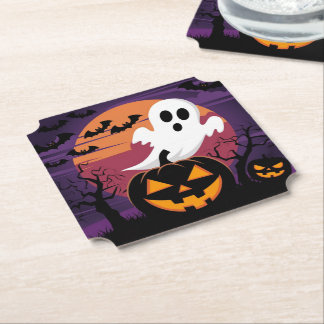 Posavasos De Papel Monstruo de papel de Halloween