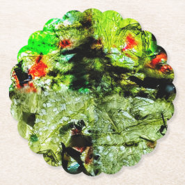 Posavasos De Papel Monstruo de papel, escayola decorativa amarilla ab