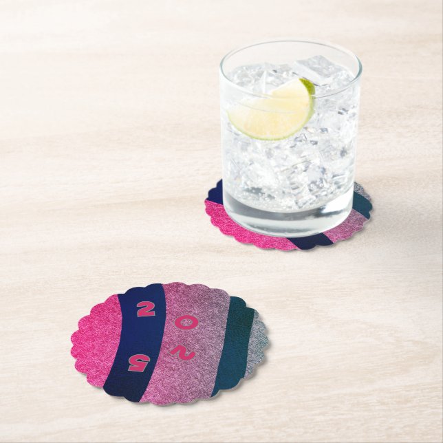 Posavasos De Papel Monstruo de papel FESTIVO en SUNSET DESPUÉS (In situ)