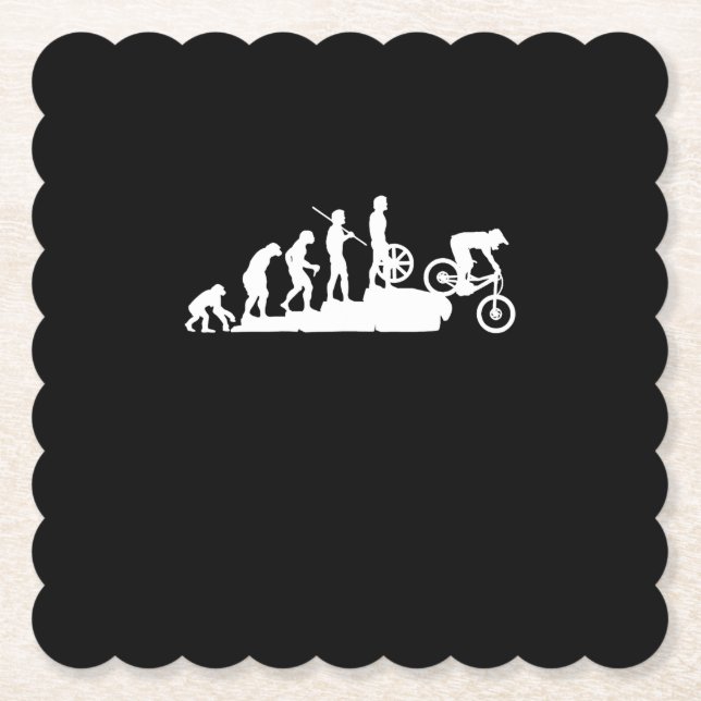 Posavasos De Papel montaña de montaña de evolución descendente (Anverso)