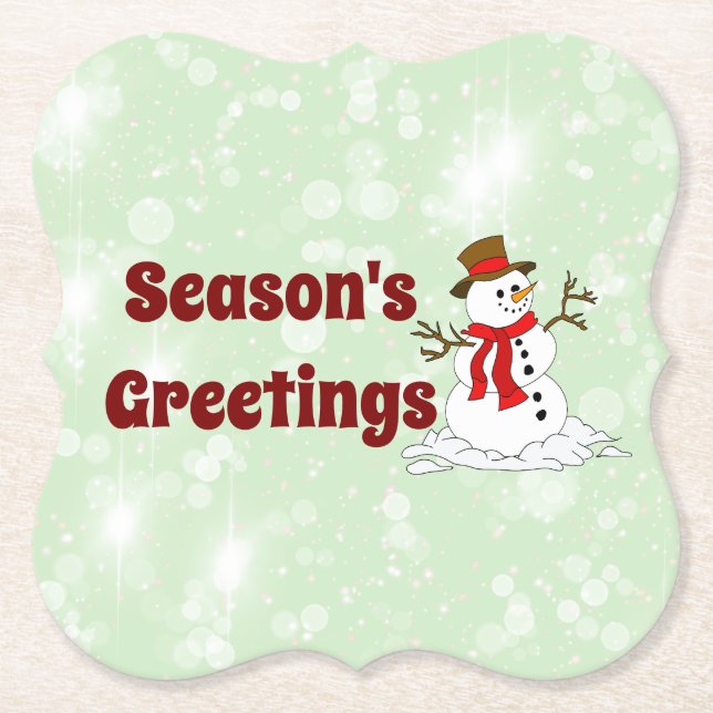 Posavasos De Papel Montaña - Papel (Anverso)