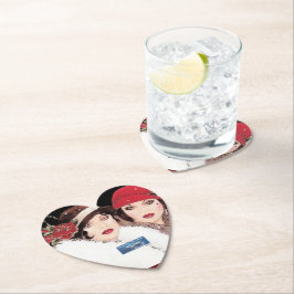 Posavasos De Papel Montaña Rusa 4 Burg(Invierno Rojo 2) RFPMDesigns 2