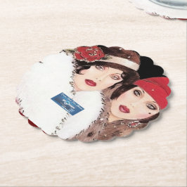 Posavasos De Papel Montaña Rusa 5 Burg(Invierno Rojo 2) RFPMDesigns 2