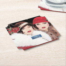 Posavasos De Papel Montaña Rusa 7 Burg(Invierno Rojo 2) RFPMDesigns 2