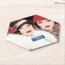 Posavasos De Papel Montaña Rusa 8 Burg(Invierno Rojo 2) RFPMDesigns 2