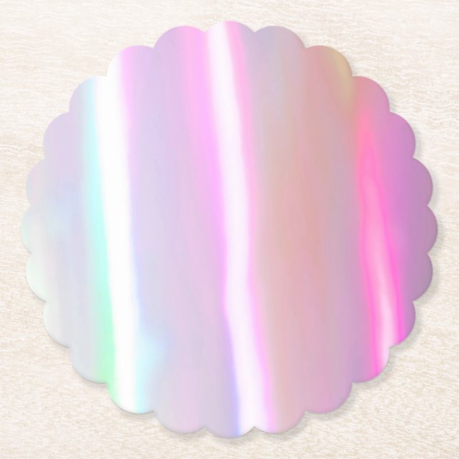 Posavasos De Papel Montura de Papel de Algodón Neon (Anverso)