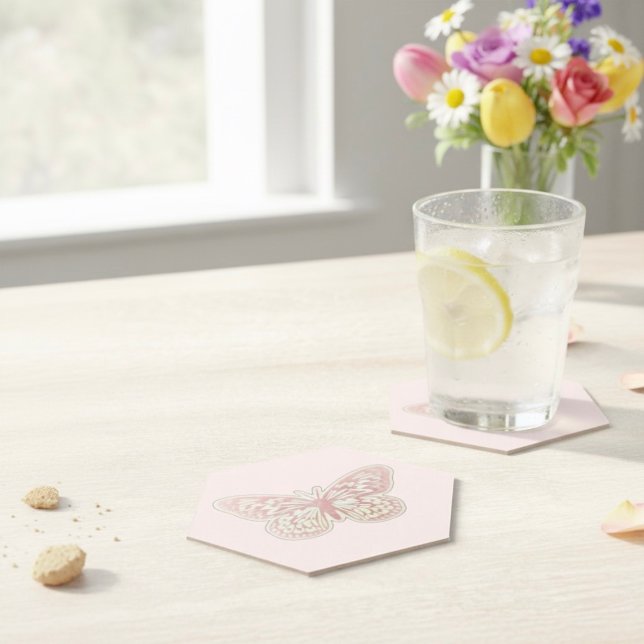 Posavasos De Papel Montura de papel de mariposa (Subido por el creador)