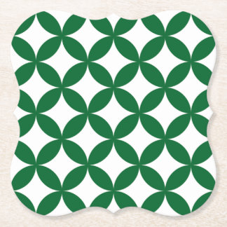 Posavasos De Papel Montura de papel de soporte de Shippo verde
