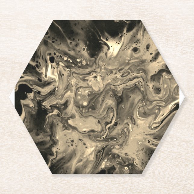 Posavasos De Papel Motif abstraite. Anetka (Anverso)