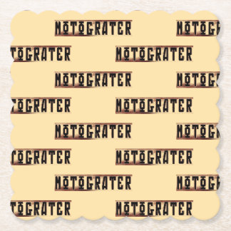 Posavasos De Papel MOTOGRATER Cohetes de Papel