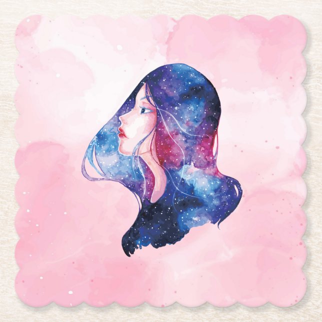 Posavasos De Papel Mujer (Anverso)