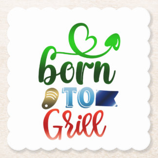 Posavasos De Papel Nacido en Grill