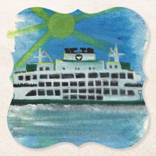 Posavasos De Papel Navegar por los mares celestiales