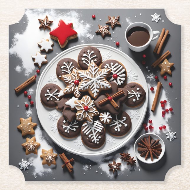 Posavasos De Papel navidad 1 - 001 (Anverso)