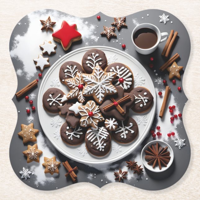 Posavasos De Papel navidad 1 - 001 (Anverso)