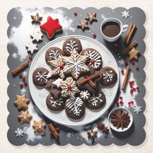 Posavasos De Papel navidad 1 - 001 (Anverso)