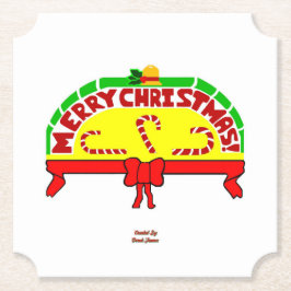 Posavasos De Papel Navidad Saludos Pascua de Papel de Venta