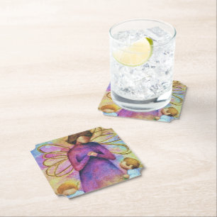 Posavasos De Papel Navidades Angels