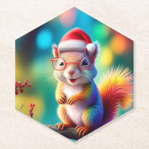 Posavasos De Papel Navidades Arrebotan Como Santa Claus-56765