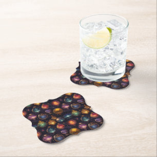 Posavasos De Papel Navidades Baubles Coasters