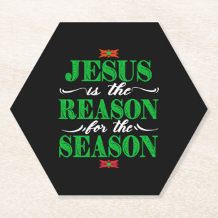 Posavasos De Papel Navidades Cristianos Regalos Jesús Es La Razón De