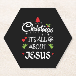 Posavasos De Papel Navidades cristianos - Todo se trata de la camiset