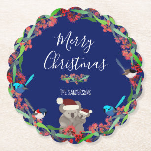 Posavasos De Papel Navidades de Australia